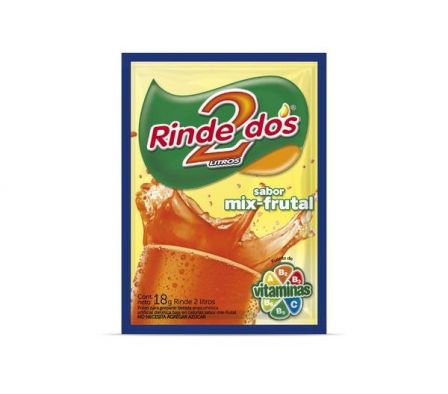 JUGO EN POLVO MIX FRUTAL RINDE2 13GR (10)