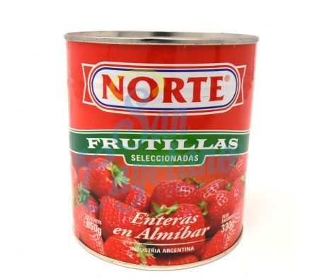 FRUTILLA EN ALMIBAR NORTE 850GR (12)