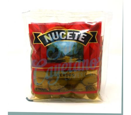 ACEITUNAS VERDES NUCETE SACHET 100GR (18)