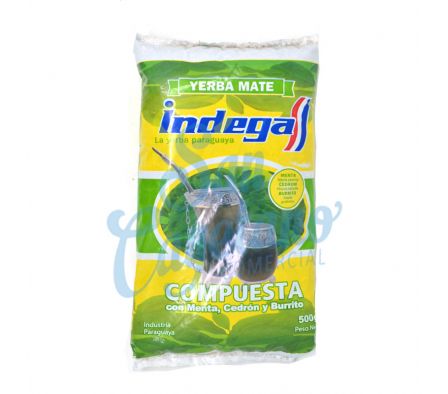 YERBA MATE COMPUESTA INDEGA PLASTICA X 500 GRS (6)