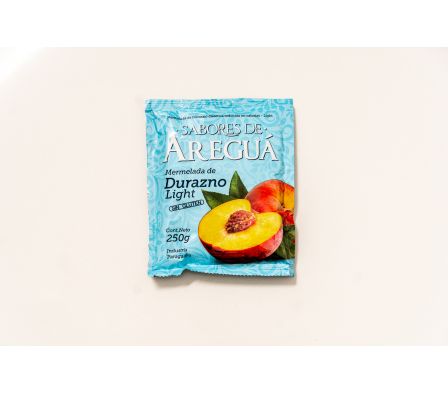 MERMELADA LIGHT DURAZNO SABORES AREGUA 250GR. (24)