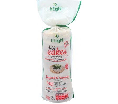 GALLETA DE ARROZ LINO Y SESANO B LIGHT 85GR(24)