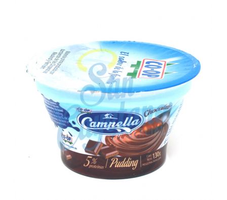 POSTRE PUDDING CHOCOLATE  CO-OP 130GR