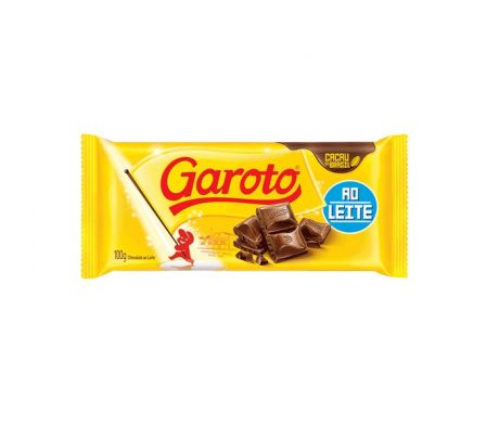 TABLETA DE CHOCOLATE LECHE GAROTO 80GR (16)