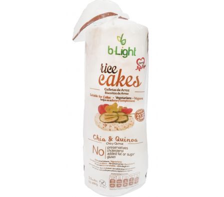 GALLETA DE ARROZ CHIA Y QUINUA B LIGHT 85GR(24)