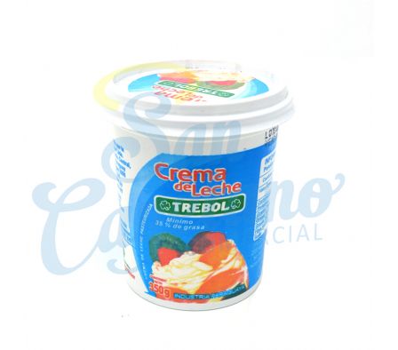 CREMA DE LECHE TREBOL POTE 350GR.