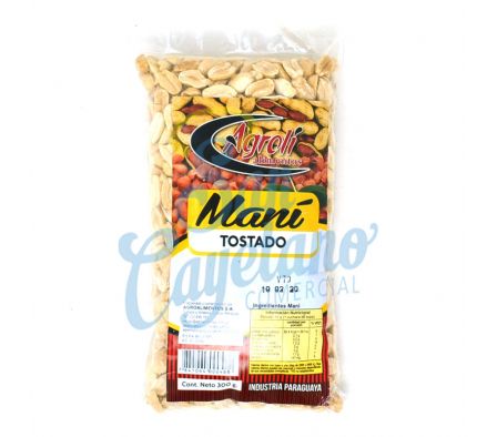MANI TOSTADO AGROLI SIN SAL 300GR