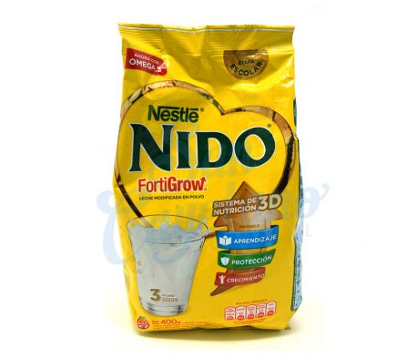 LECHE EN POLVO FORTIGROW 3D NIDO 370GR (12)