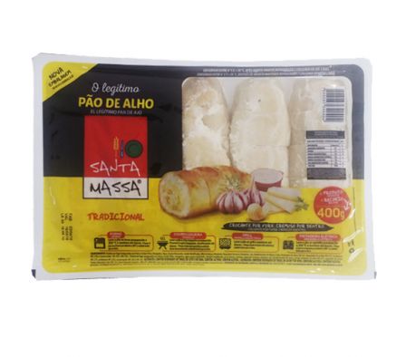 PAN DE AJO LEVEMENTE PICANTE SANTA MASSA 400GR