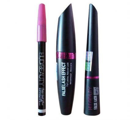 KIT LAPIZ DELINEADOR + RIMEL HUDABEAUTY 1718 (CDE)