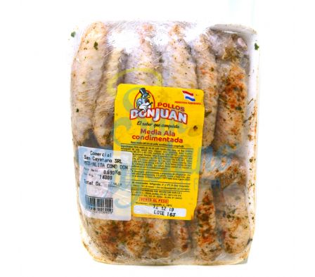 MEDIA ALITA CONDIMENTADA DON JUAN PAQ X KILO
