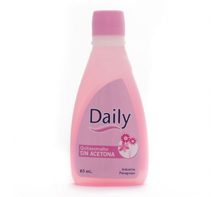 QUITA ESMALTE SIN ACETONA ROSA DAILY 65ML (24)
