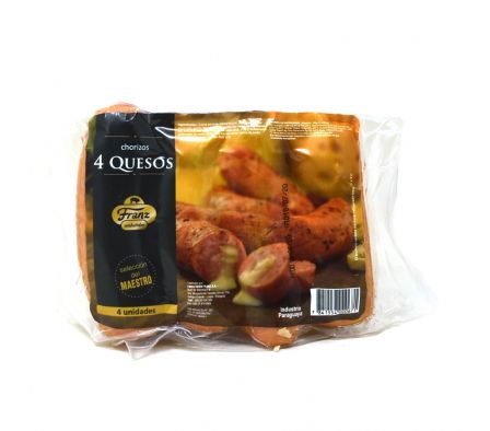 CHORIZO AL VACIO 4 QUESOS  4UND FRANZ