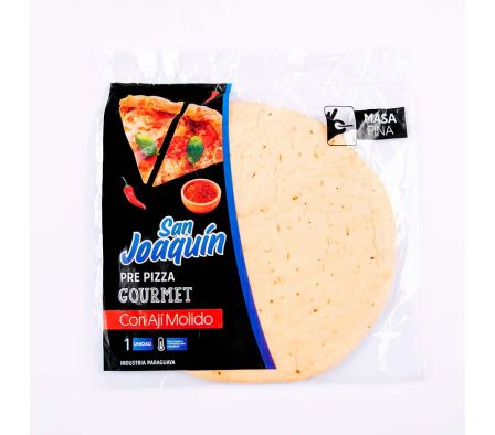 PRE PIZZA SABORIZADA C/ AJI SAN JOAQUIN 
