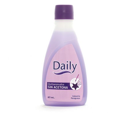 QUITA ESMALTE SIN ACETONA LILA DAILY 65ML(24)