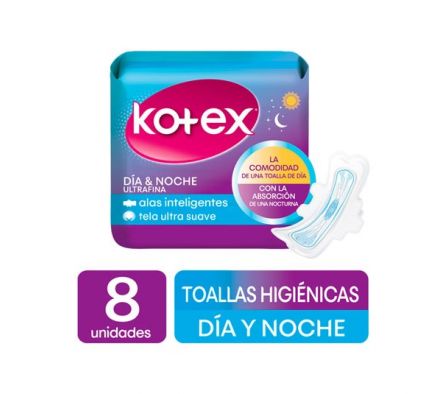 TOALLA FEMENINA ESE NOR TELA C/A KOTEX 8UNID (48)