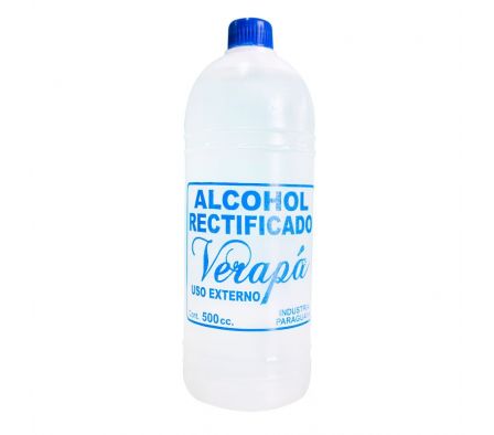 ALCOHOL RECTIFICADO VERAPA DE 500ML (12)