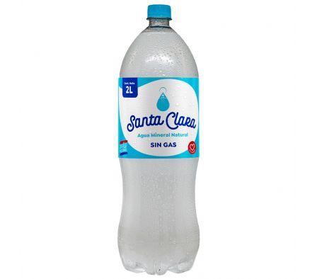 AGUA MINERAL SIN GAS SANTA CLARA 2 LITROS (6)