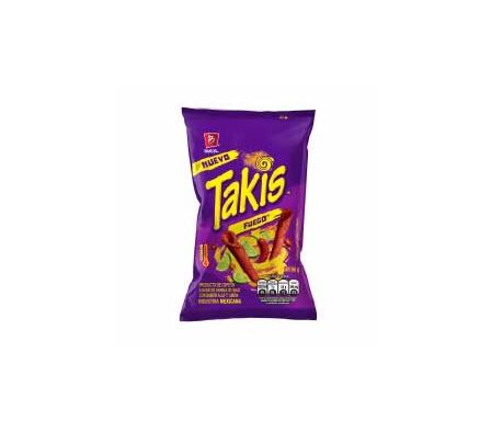 SNACK DE MAIZ AJI Y LIMON TAKISFUEGO BARCEL 56GR