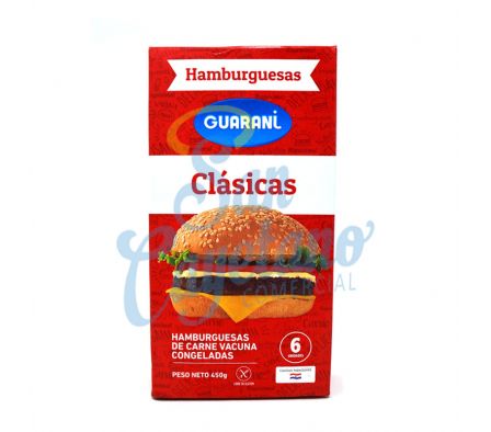 HAMBURGUESA GUARANI CLASICA X 6 UN(24).