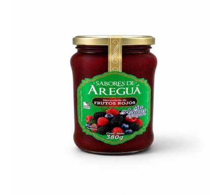 MERMELADA FRUTOS ROJOS 0 AZU SABORES DE AREGUA380G