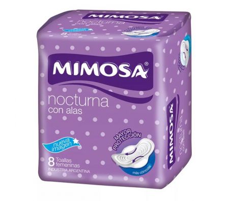 TOALLA FEMENINA ULTRA NOCT.C/ALAS MIMOSA 8UND(24)