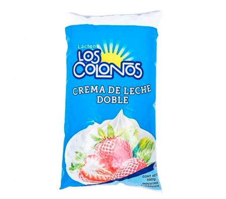 CREMA DE LECHE DOBLE LOS COLONOS 1LITRO
