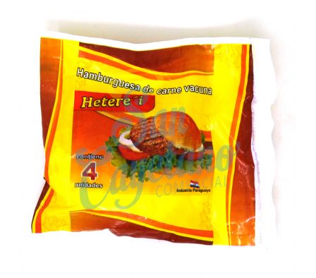 HAMBURGUESA CARNE HETEREI 6 UNIDAD BOLSA(90)