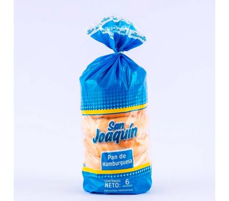PAN PARA HAMBURGUESA SAN JOAQUIN PAQ 6