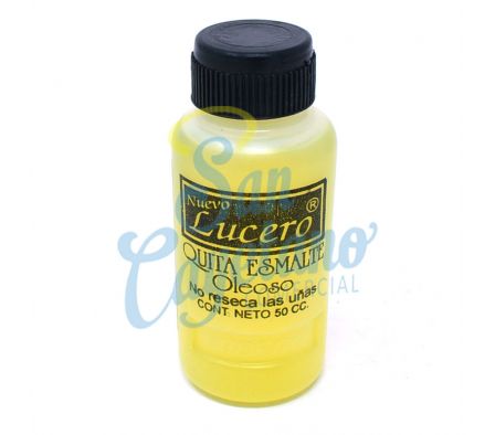 QUITA ESMALTE LUCERO AMARILLO 50CC.(240)