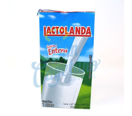 LECHE ENTERA TETRA LACTOLANDA 1LT (12)