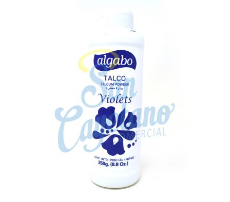 TALCO VIOLETS ALGABO 250GR(12)