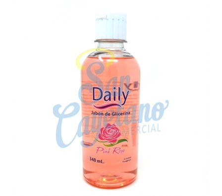 JAB. LIQUIDO GLIC.DAILY  PINK ROSE RTO. 350ML(12)