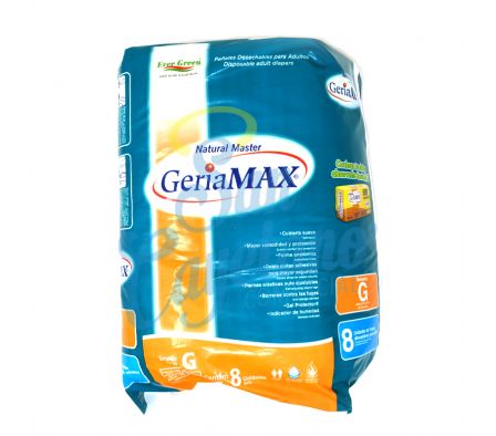 PAÑAL DESECHABLE P/ADULTO GRD  GERIAMAX  7UND (8)